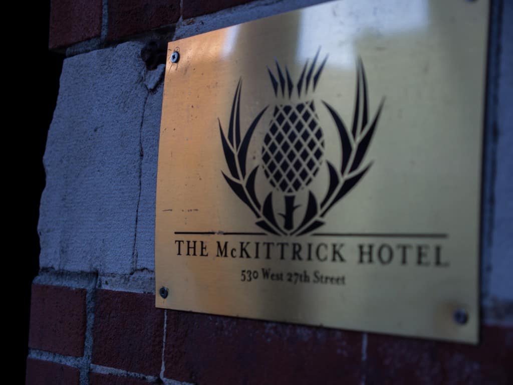 The McKittrick Hotel sign for sleep no more