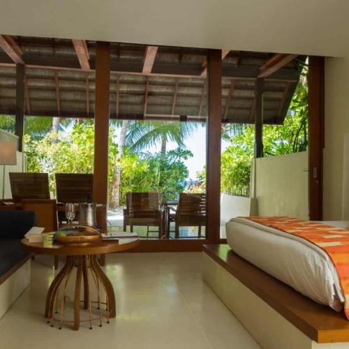 conrad maldives king beach villa review