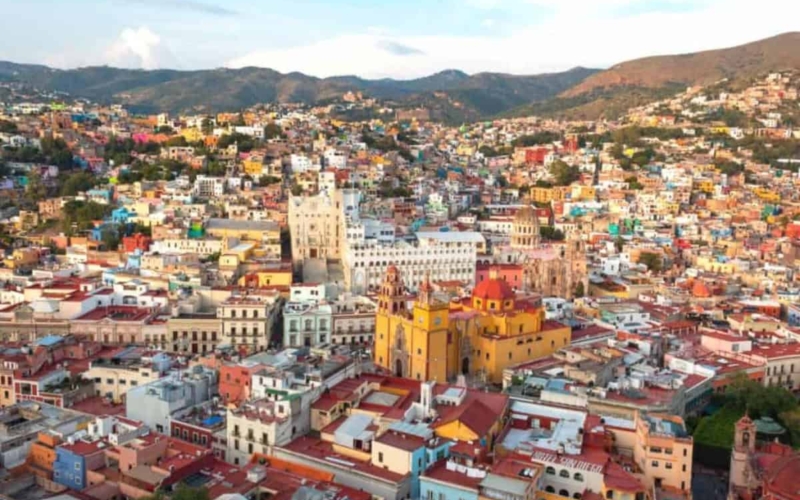 48 hours guanajuato itinerary featured aerial view over city