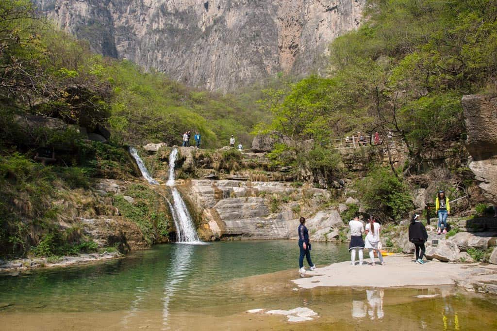 Tanpu Gorge Xiaozhai Valley Y-Shaped Waterfall