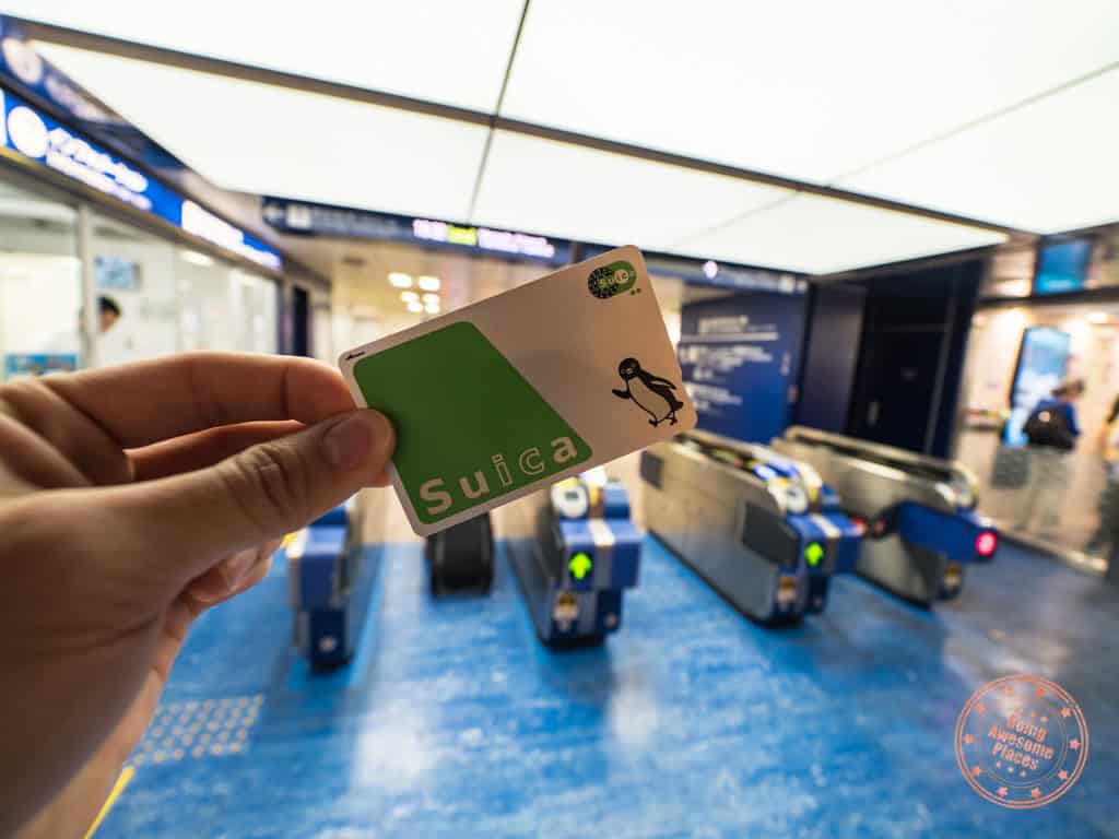 suica ic card how to get around in tokyo
