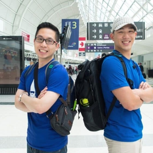 team awesome duo with competitours amazing race tour