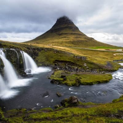 Kirkjufell in Snafellsnes Peninsula in Iceland