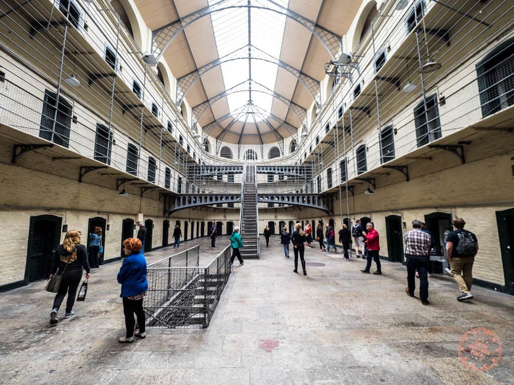 Victorian Prison at Kilmainham Gaol prison in Dublin Ireland