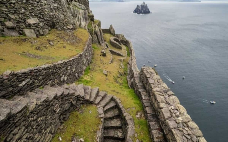 skellig island stairs