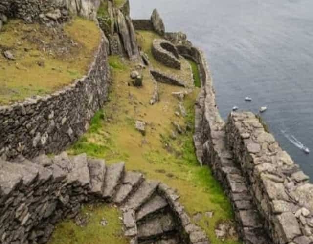 skellig island stairs