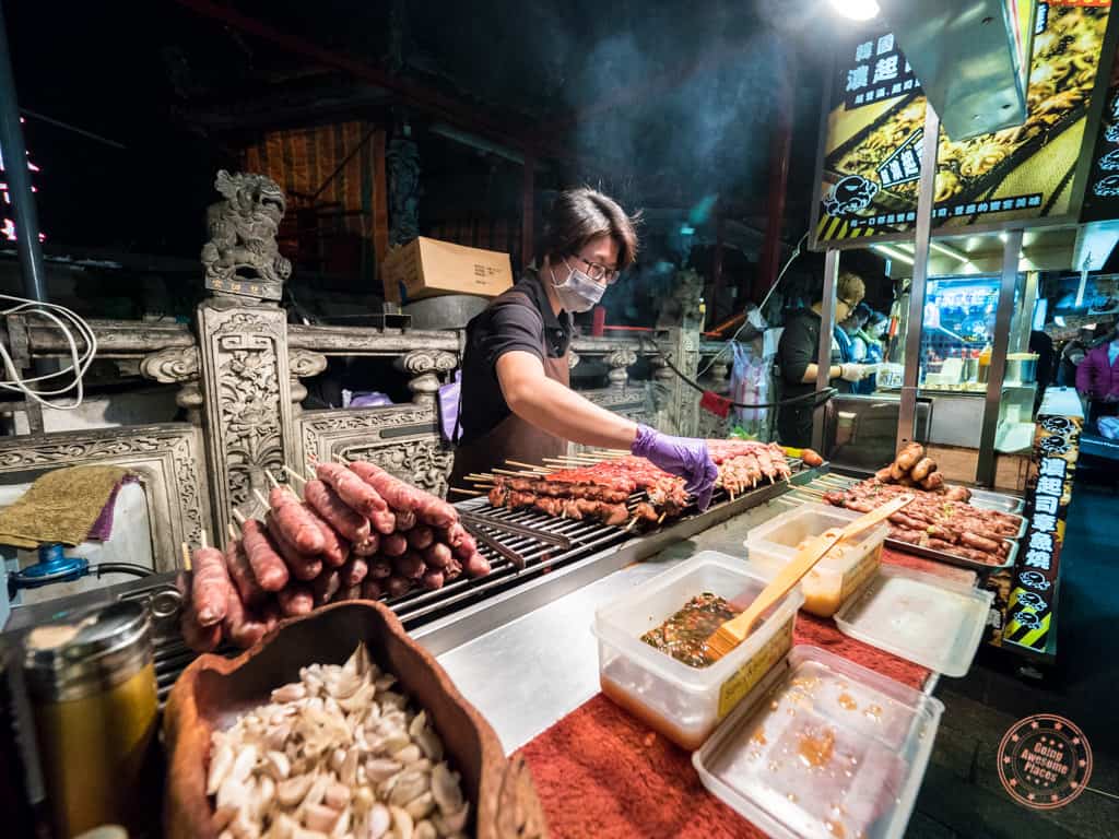 All Kinds of Sausage at Shilin Night Market