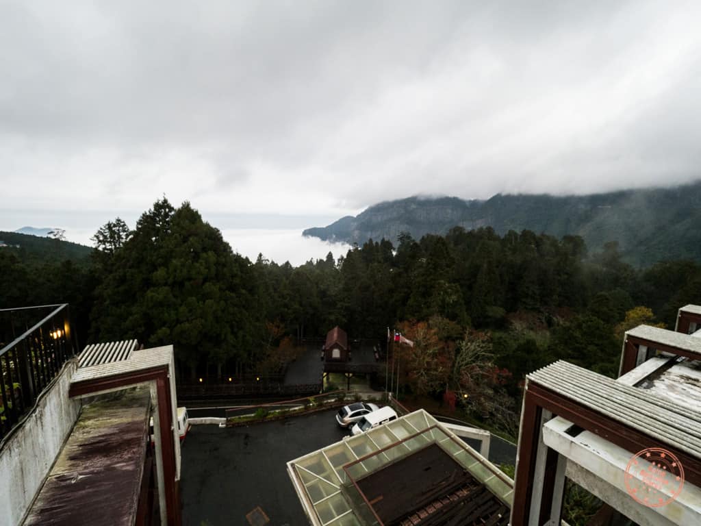 Sunset from Alishan House Observation Deck