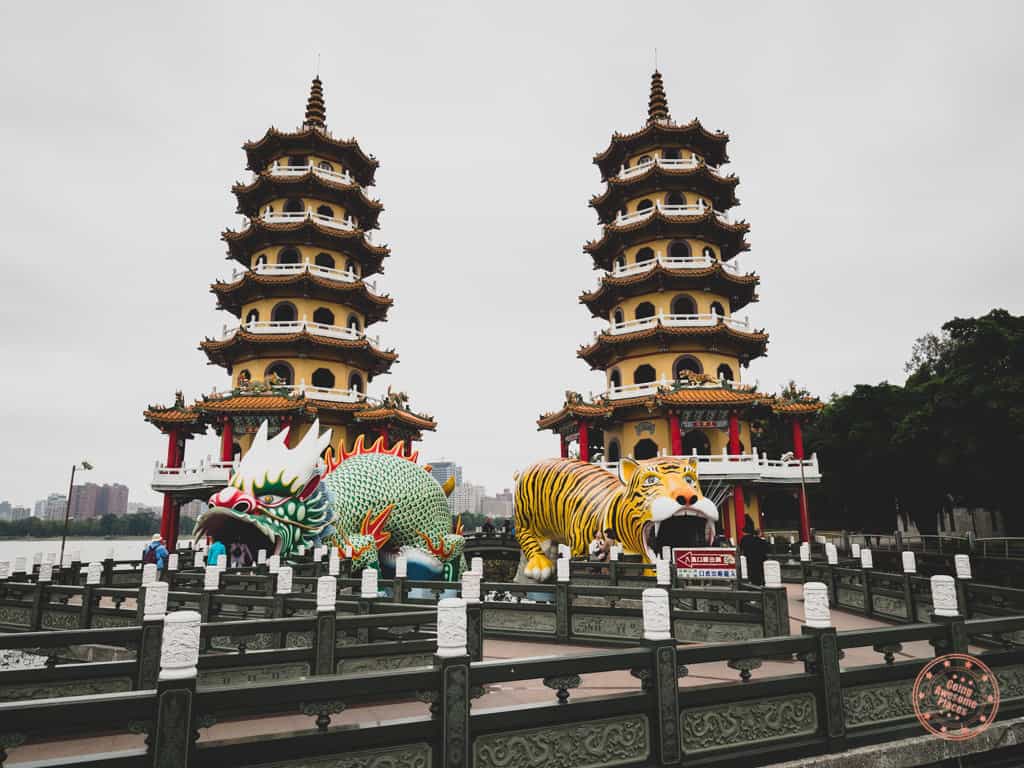 Tiger and Dragon Pagodas in Kaohsiung