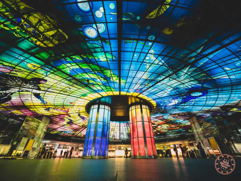 Dome of Light in Formosa Boulevard Station in Kaohsiung