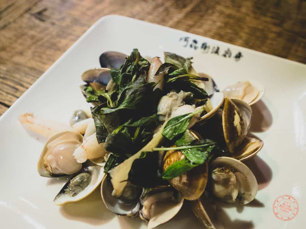 Seafood Stirfry Dish At Afei's Restuarant