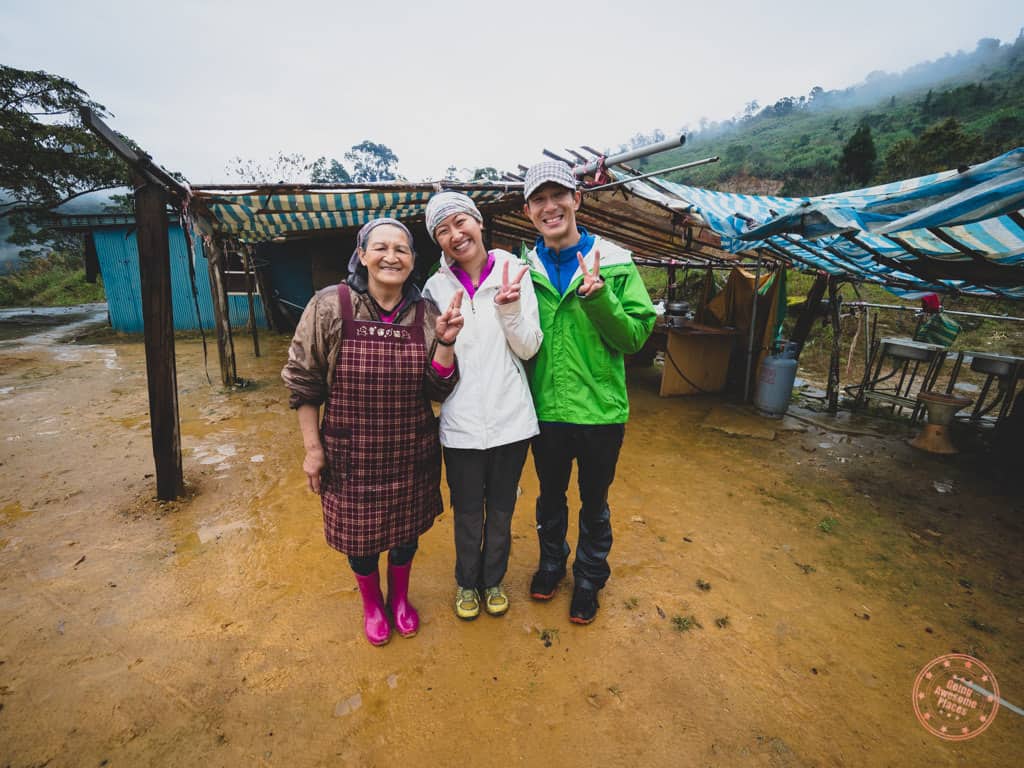 Photo With Ah-Ma at Dadong's B&B in Taroko