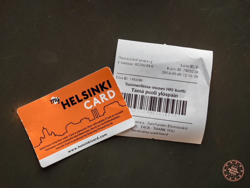 redeem soumenlinna museum ticket with helsinki card