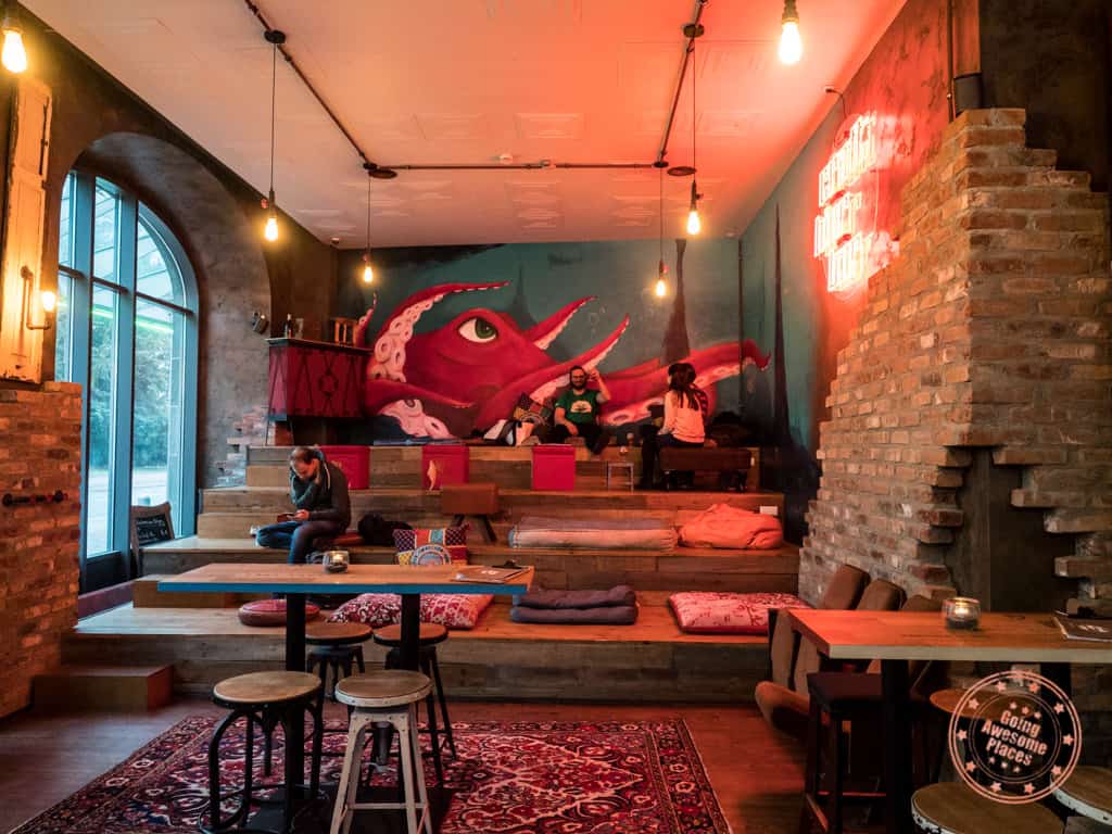craft bier bar lounge area in bremen germany