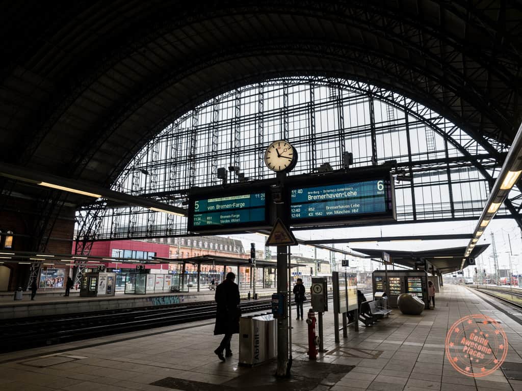 train ride to bremerhaven from bremen