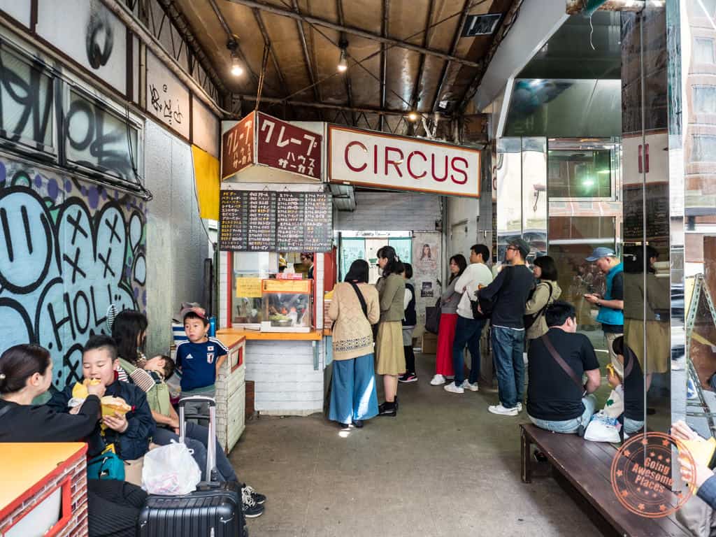 crepe house circus in kichijoji must eat food and dessert
