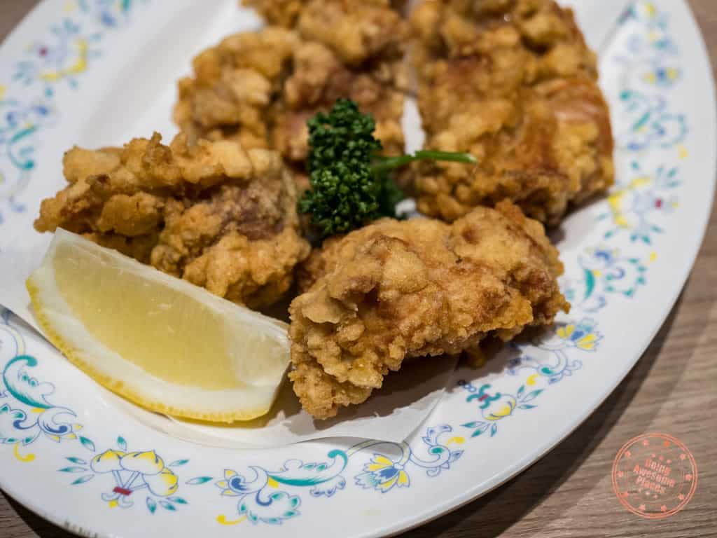 iseya koen ten kichijoji food karaage fried chicken