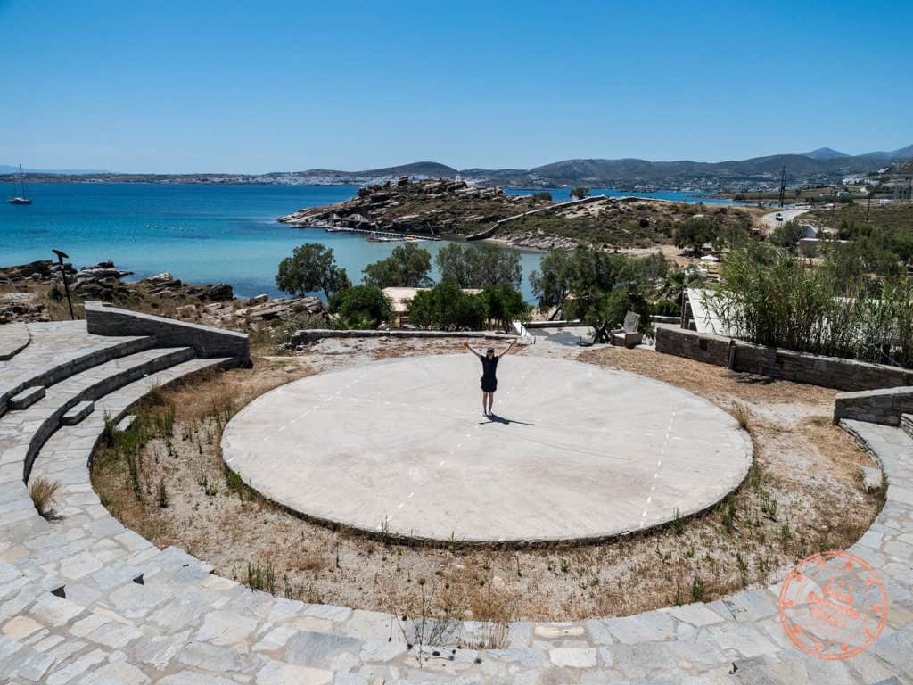 paros park amphitheater sight