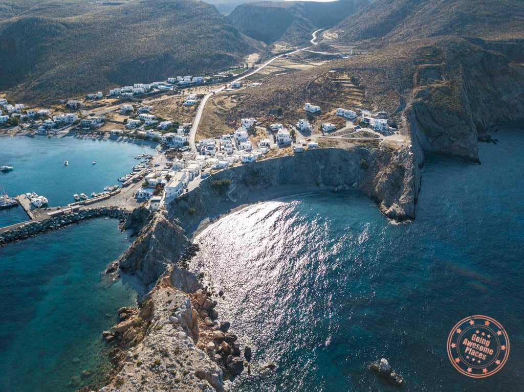 vardia beach aerial photo