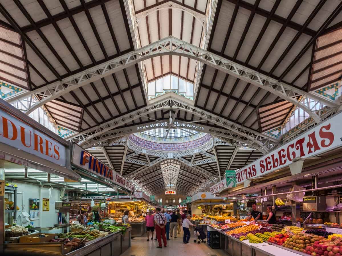 things to do in valencia people browsing mercado central