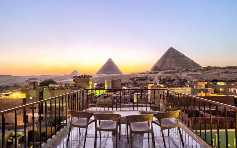 best hotels near pyramids of giza with rooftop views