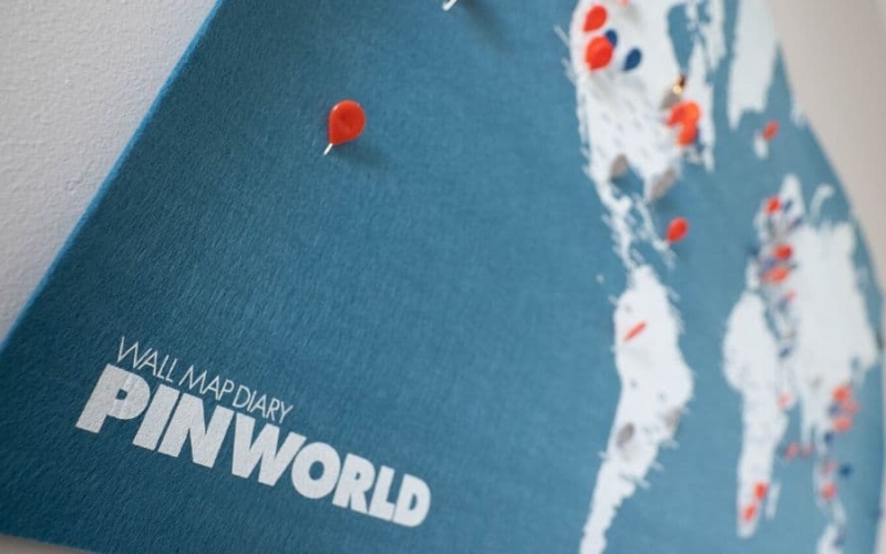 world maps with pins featured