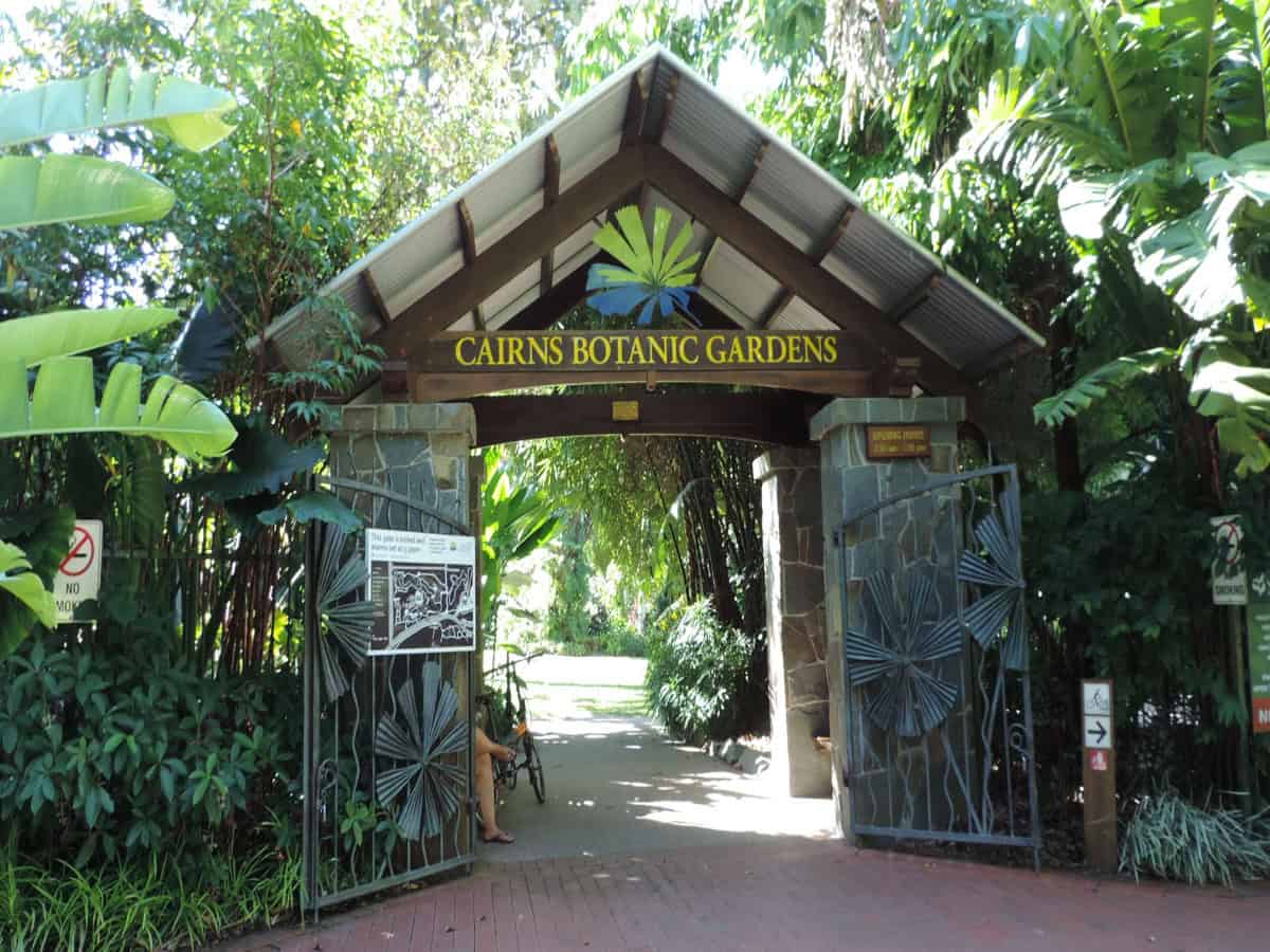 cairns botanical gardens entrance