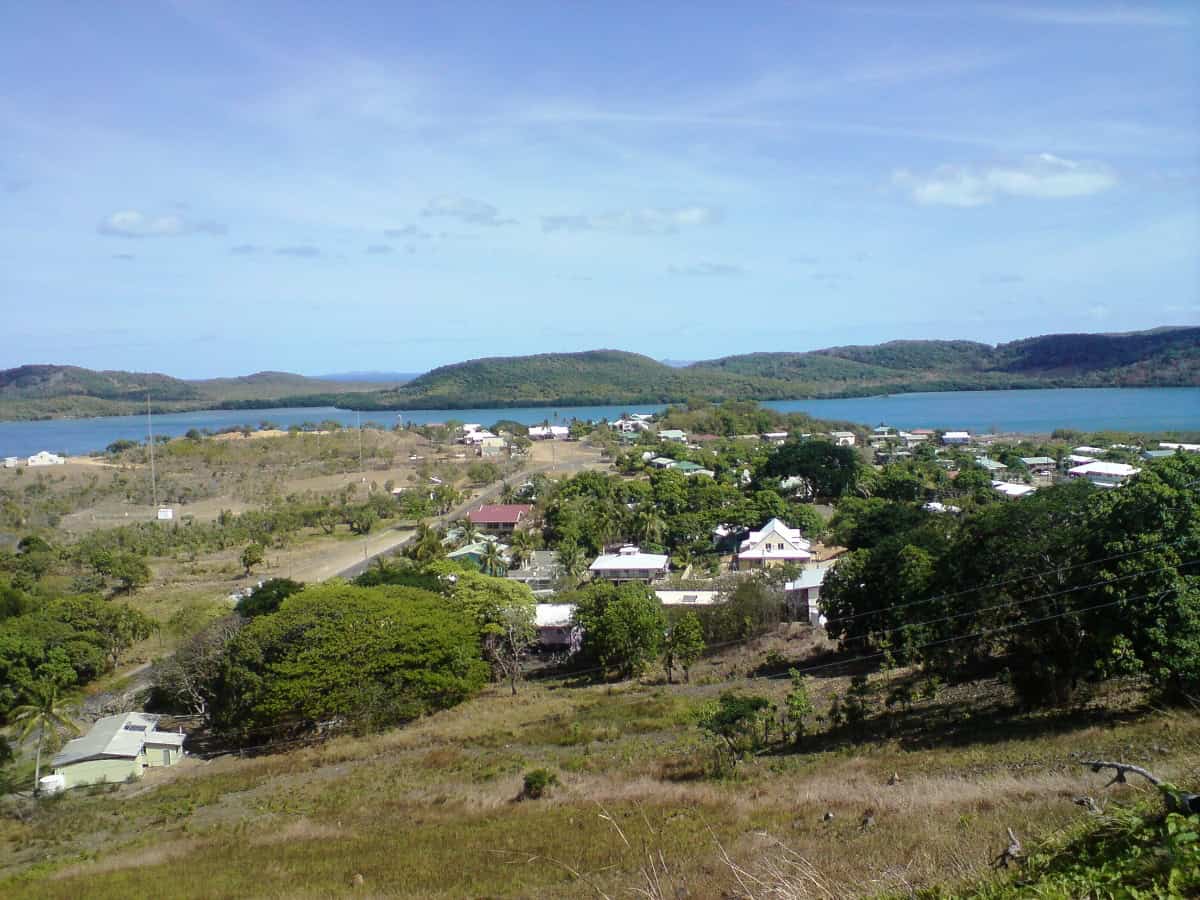 town of one of the few populated islands part of the torres strait