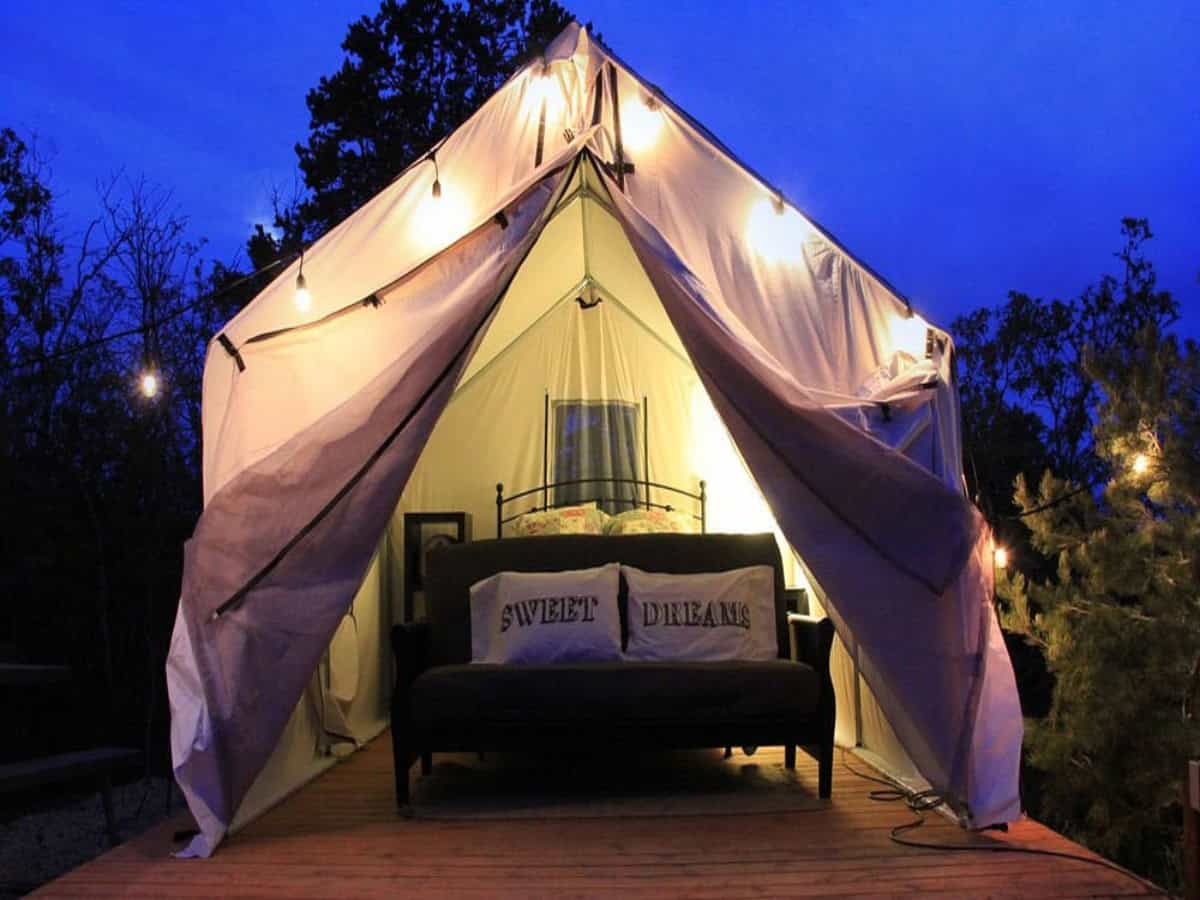 zion ponderosa ranch resort glamping tent