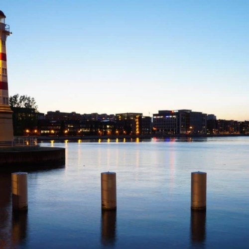 lighthouse in Malmo, Sweden