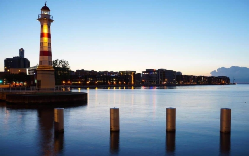 lighthouse in Malmo, Sweden