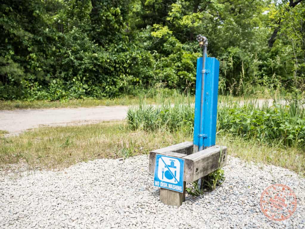 water station at pinery provincial park