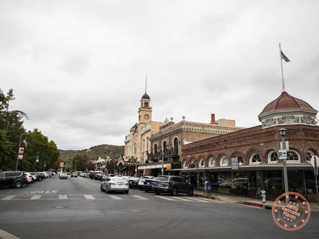 historic sonoma square downtown plaza during northern california road trip itinerary