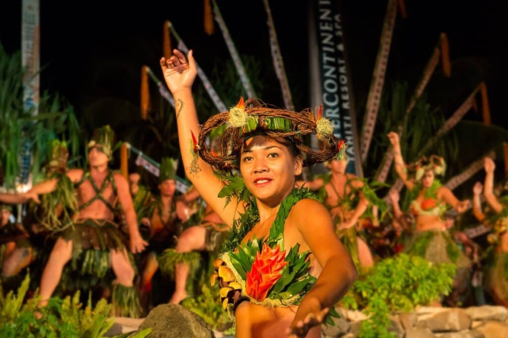 Heiva Dancers during festivities is one of the best time to visit Tahiti