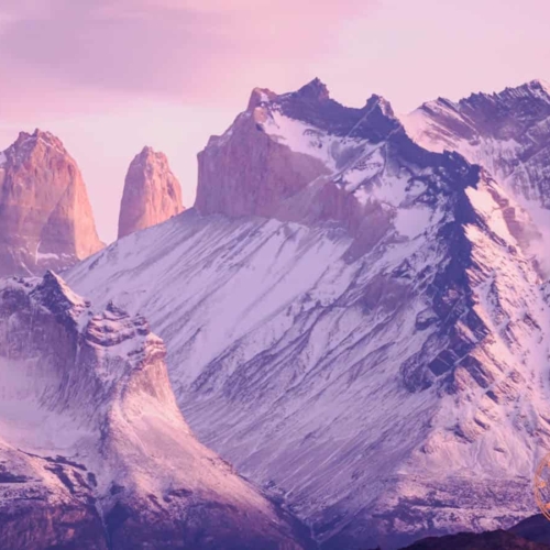 patagonia chile paine massif at sunrise