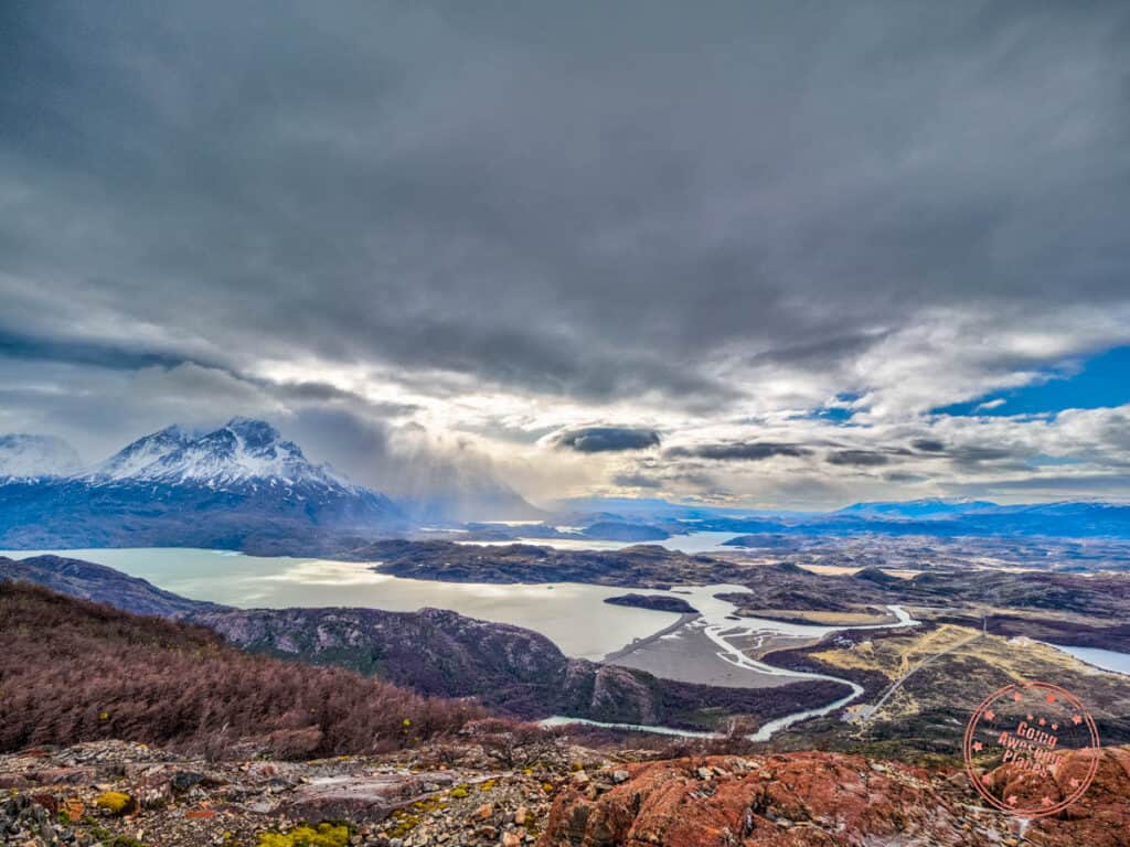 cerro ferrier summit in torres del paine