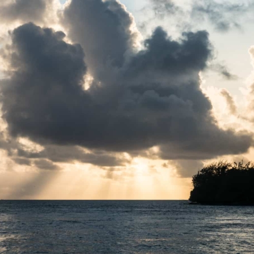 how to get to rangiroa sunset on the ocean