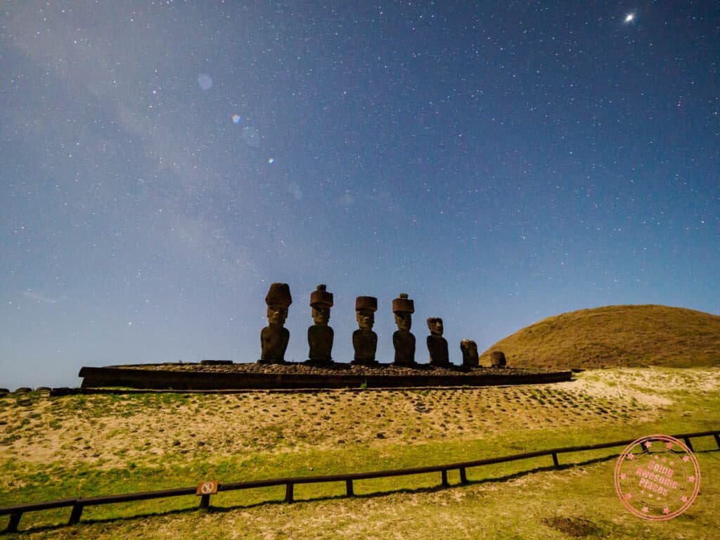 stargazing at anakena activity in 9 day easter island itinerary