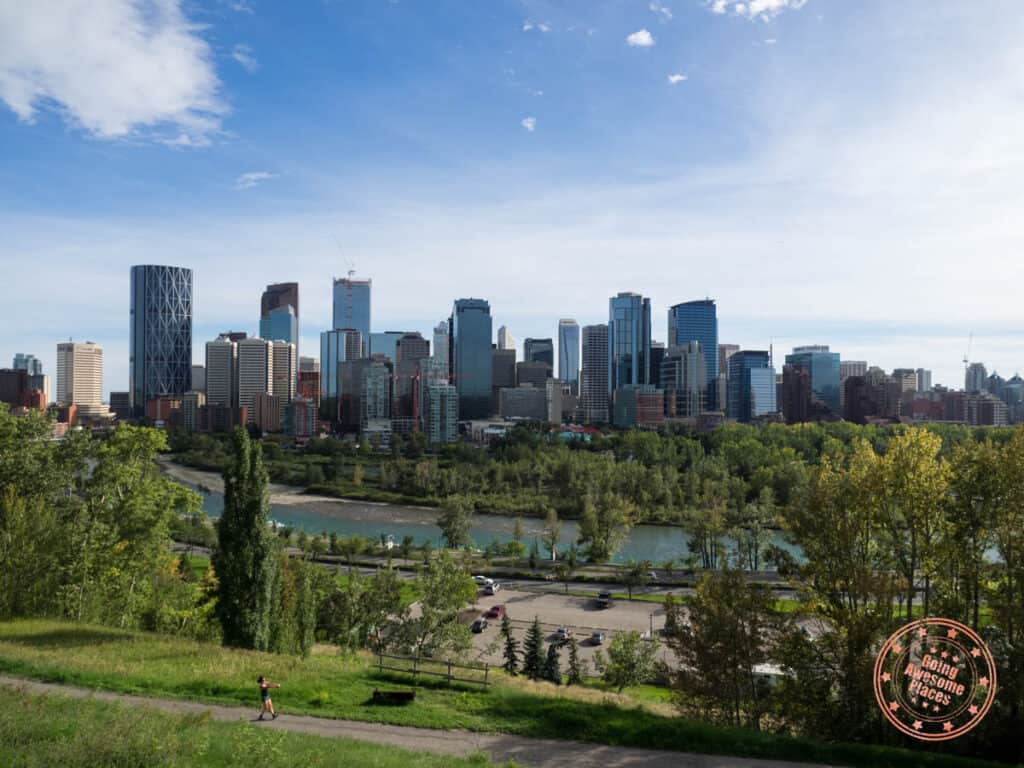 Weekend Trips Calgary Skyline in the daytime