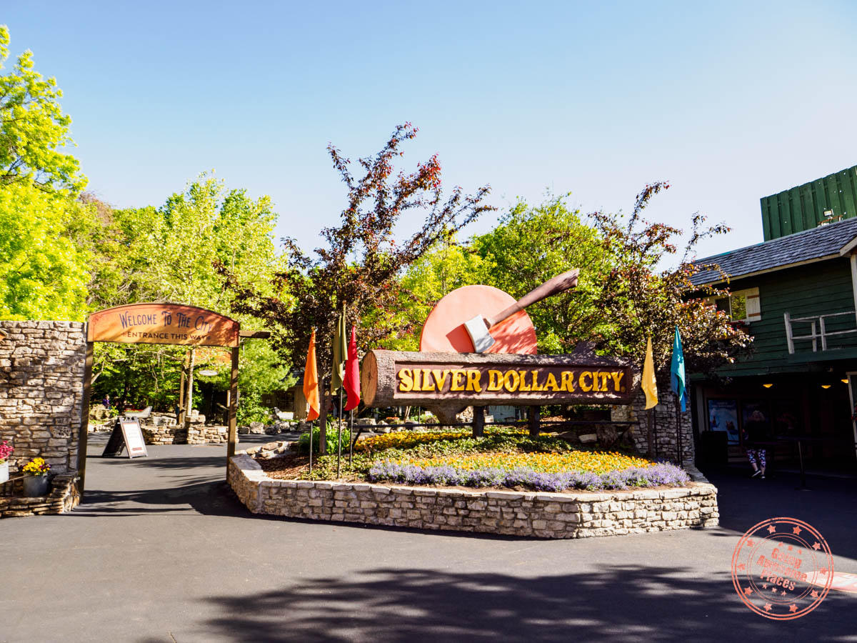silver dollar city main entrance from day 2 of missouri itinerary in the ozarks