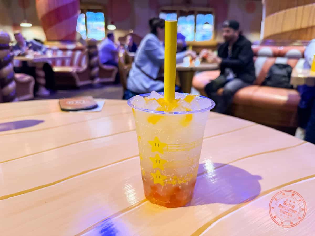 super star lemon squash drink at toadstool cafe