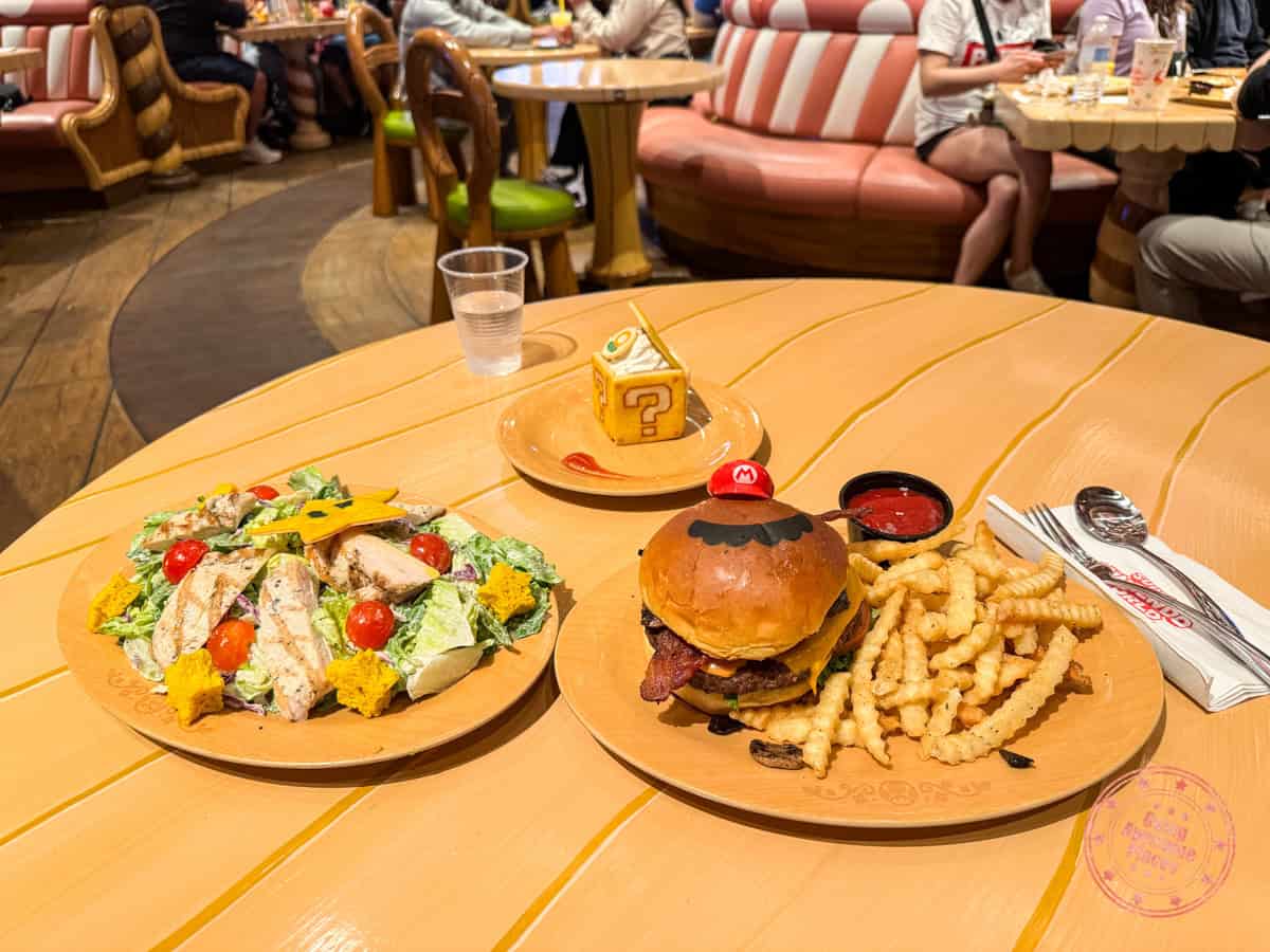 Toadstool cafe order for 2 people