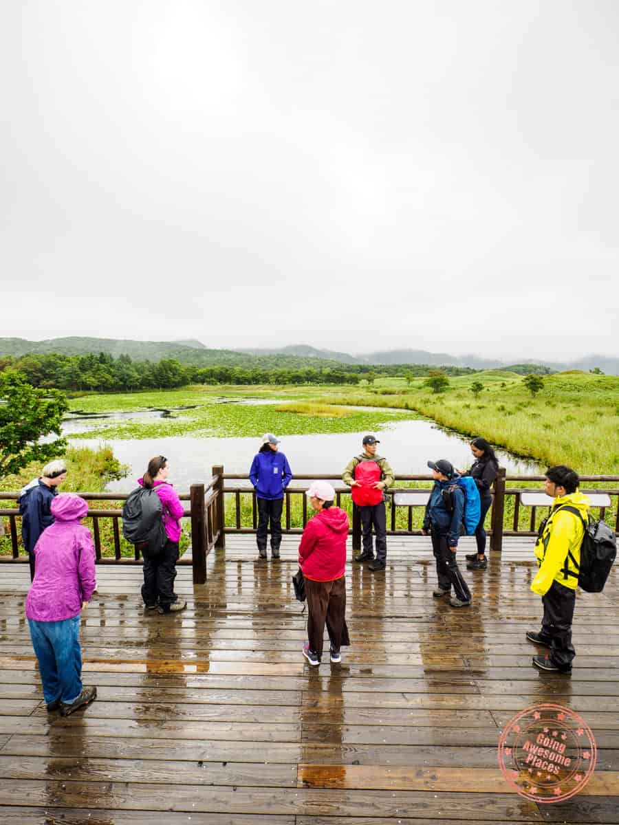 first lake at shiretoko five lakes observation platform