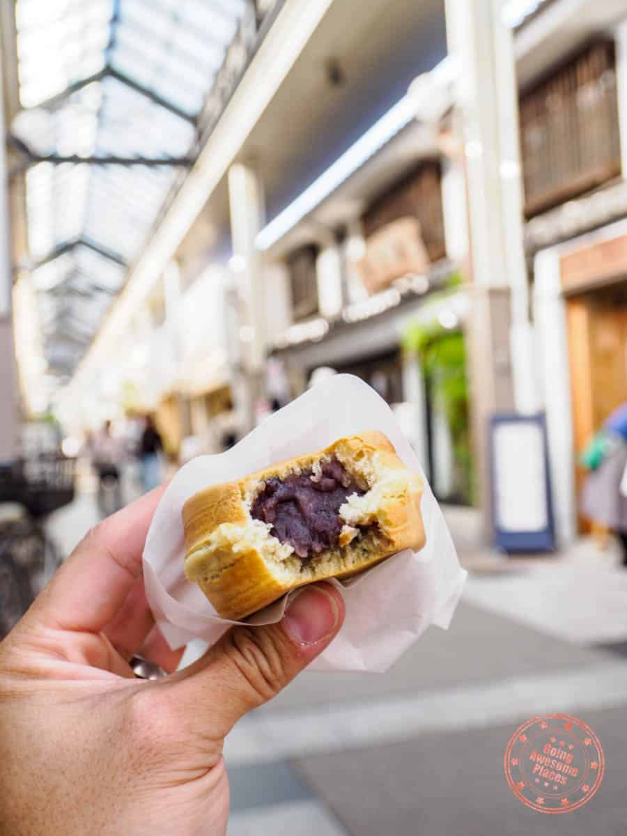 kurashiki red bean wheel cake