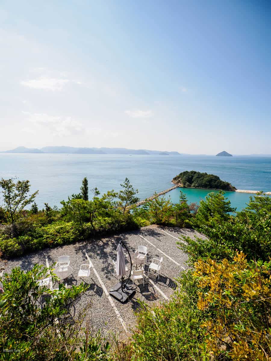 outdoor view from chichu art museum