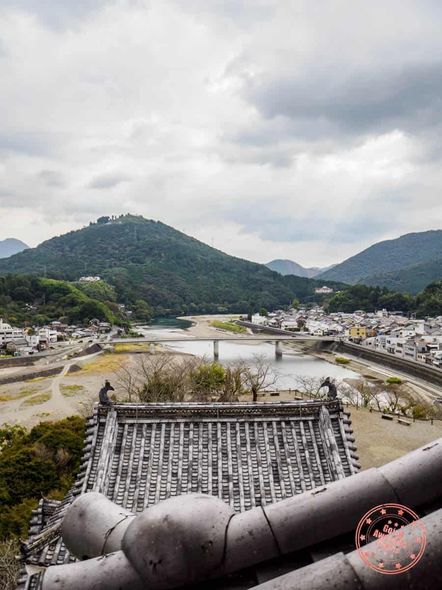 ozu castle view from tower