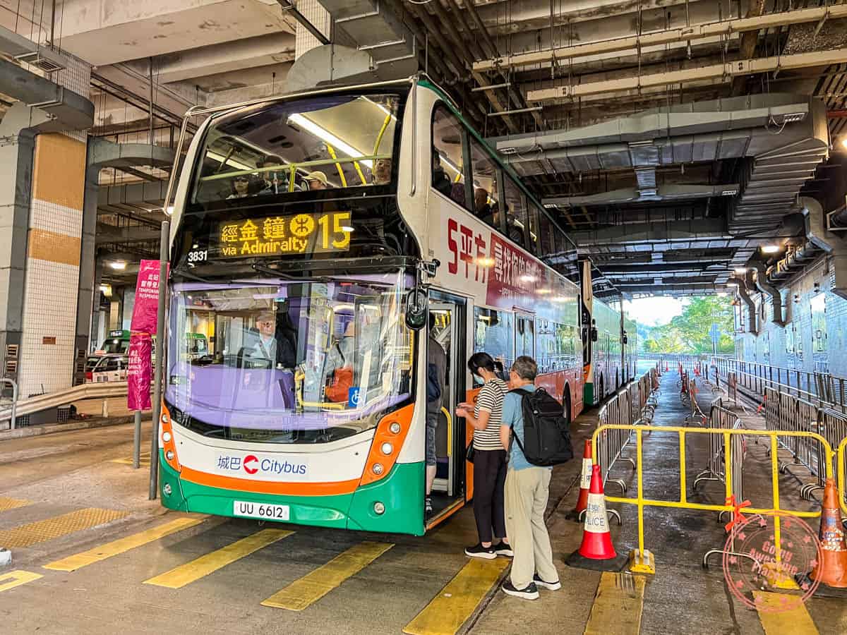 citybus 15 from victoria peak