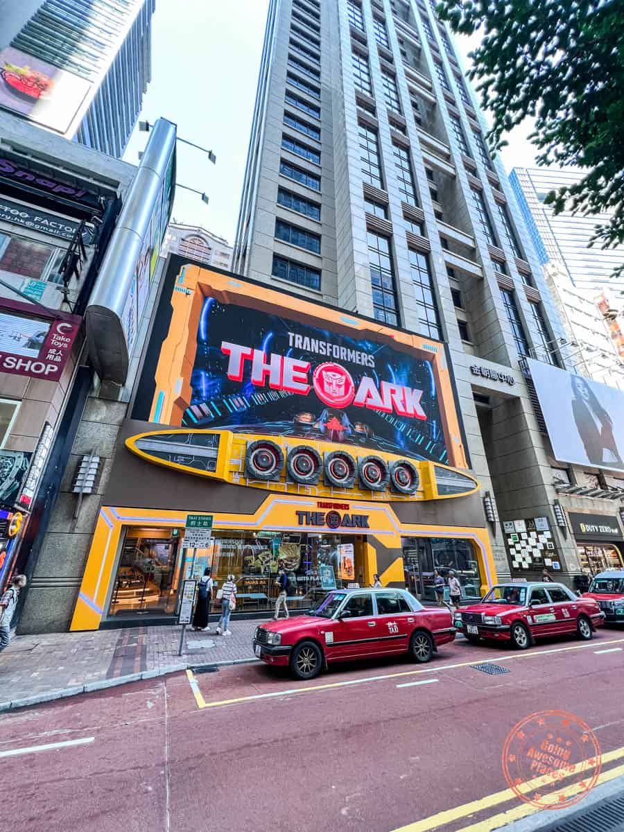 transformers the ark restaurant in causeway bay