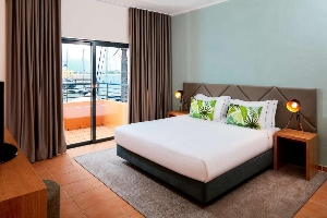 nh marina portimao resort bedroom view