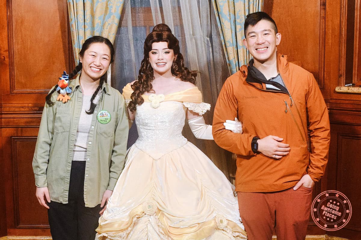 belle meet and greet at magic kingdom